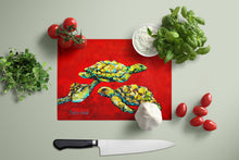 Load image into Gallery viewer, Drifting Home Turtles Glass Cutting Boards – Durable, Decorative Kitchen Art Large MW1274LCB