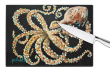 Load image into Gallery viewer, Eye On You Octopus Glass Cutting Boards – Durable, Decorative Kitchen Art Large MW1275LCB
