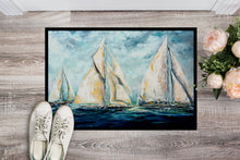 Load image into Gallery viewer, The Last Mile Sail boats Doormat - 18x27 Decorative Floor Mat – Indoor/Outdoor Rug with Artistic Flair MW1283MAT