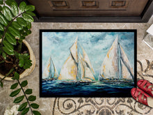 Load image into Gallery viewer, The Last Mile Sail boats Doormat - 18x27 Decorative Floor Mat – Indoor/Outdoor Rug with Artistic Flair MW1283MAT