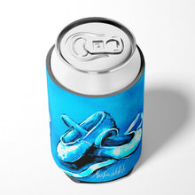 Load image into Gallery viewer, Ballet Shoes Aqua Blue Can or Bottle Hugger MW1303CC