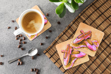 Load image into Gallery viewer, Ballet Shoes Brown and Pink Foam Coaster  MW1304FC