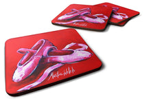 Load image into Gallery viewer, Ballet Shoes Red Foam Coaster  MW1306FC