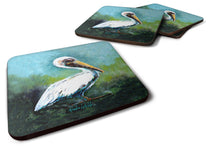 Load image into Gallery viewer, Blue Stand White Pelican Foam Coaster  MW1309FC