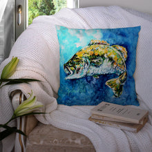 Load image into Gallery viewer, Bobby Bass Throw Pillow - 14x14 Decorative Pillow – Art for Your Home &amp; Patio MW1310PW1414