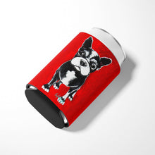 Load image into Gallery viewer, Boston Terrier Runt Can or Bottle Hugger MW1314CC