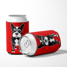 Load image into Gallery viewer, Boston Terrier Runt Can or Bottle Hugger MW1314CC
