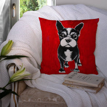 Load image into Gallery viewer, Boston Terrier Runt Throw Pillow - 14x14 Decorative Pillow – Art for Your Home &amp; Patio MW1314PW1414