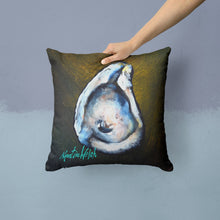 Load image into Gallery viewer, Brown Eye Oyster Throw Pillow - 14x14 Decorative Pillow – Art for Your Home &amp; Patio MW1317PW1414