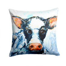 Load image into Gallery viewer, Cow Lick Throw Pillow - 14x14 Decorative Pillow – Art for Your Home &amp; Patio MW1320PW1414