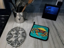 Load image into Gallery viewer, Crab Tunnel Pot Holders - Set of 2 Decorative Kitchen Helpers | Made in the USA MW1322PTHD