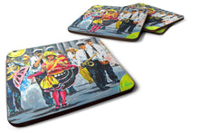 Load image into Gallery viewer, Mardi Gras Dancin' in the Street Foam Coaster  MW1324FC