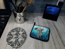 Load image into Gallery viewer, Ballet Early Pratice Pot Holders - Set of 2 Decorative Kitchen Helpers | Made in the USA MW1325PTHD
