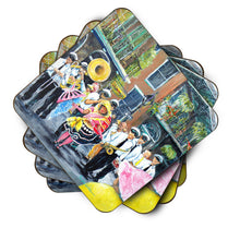 Load image into Gallery viewer, French Quarter Frolic Foam Coaster  MW1328FC