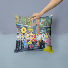 Load image into Gallery viewer, French Quarter Frolic Throw Pillow - 14x14 Decorative Pillow – Art for Your Home &amp; Patio MW1328PW1414