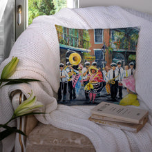 Load image into Gallery viewer, French Quarter Frolic Throw Pillow - 14x14 Decorative Pillow – Art for Your Home &amp; Patio MW1328PW1414
