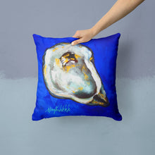 Load image into Gallery viewer, Oyster Gray Shell Throw Pillow - 14x14 Decorative Pillow – Art for Your Home &amp; Patio MW1329PW1414