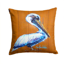 Load image into Gallery viewer, Pelican Hangin In Throw Pillow - 14x14 Decorative Pillow – Art for Your Home &amp; Patio MW1330PW1414