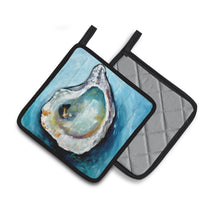Load image into Gallery viewer, Oyster J Mac Pot Holders - Set of 2 Decorative Kitchen Helpers | Made in the USA MW1332PTHD