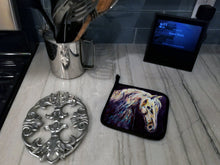 Load image into Gallery viewer, Knight Horse Pot Holders - Set of 2 Decorative Kitchen Helpers | Made in the USA MW1333PTHD