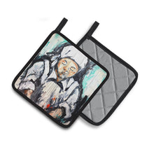 Load image into Gallery viewer, Melted Heart Pot Holders - Set of 2 Decorative Kitchen Helpers | Made in the USA MW1337PTHD