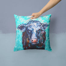 Load image into Gallery viewer, Moo Cow Throw Pillow - 14x14 Decorative Pillow – Art for Your Home &amp; Patio MW1340PW1414