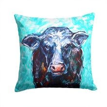 Load image into Gallery viewer, Moo Cow Throw Pillow - 14x14 Decorative Pillow – Art for Your Home &amp; Patio MW1340PW1414