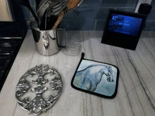 Load image into Gallery viewer, Noble Horse Pot Holders - Set of 2 Decorative Kitchen Helpers | Made in the USA MW1342PTHD