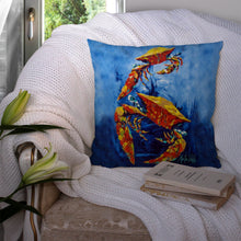 Load image into Gallery viewer, Crab Puddle O' Two Throw Pillow - 14x14 Decorative Pillow – Art for Your Home &amp; Patio MW1345PW1414