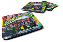 Load image into Gallery viewer, Streetcar St. Charles #2 Foam Coaster  MW1351FC