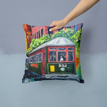 Load image into Gallery viewer, Streetcar St. Charles #2 Throw Pillow - 14x14 Decorative Pillow – Art for Your Home &amp; Patio MW1351PW1414