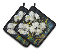 Load image into Gallery viewer, Three Boll Cotton Pot Holders - Set of 2 Decorative Kitchen Helpers | Made in the USA MW1357PTHD