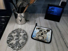Load image into Gallery viewer, Schnauzer Whiter Beard Pot Holders - Set of 2 Decorative Kitchen Helpers | Made in the USA MW1358PTHD