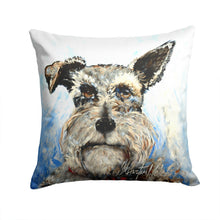 Load image into Gallery viewer, Schnauzer Whiter Beard Throw Pillow - 14x14 Decorative Pillow – Art for Your Home &amp; Patio MW1358PW1414
