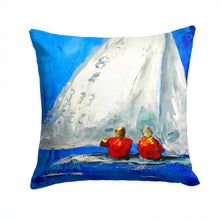 Load image into Gallery viewer, Sailboat Two's Company Throw Pillow - 14x14 Decorative Pillow – Art for Your Home &amp; Patio MW1360PW1414