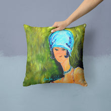 Load image into Gallery viewer, Young Voncile Still in High School Throw Pillow - 14x14 Decorative Pillow – Art for Your Home &amp; Patio MW1363PW1414