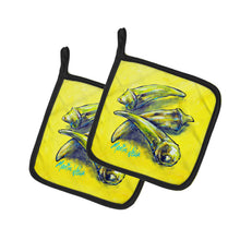 Load image into Gallery viewer, Three to Get Ready Okra Pot Holders - Set of 2 Decorative Kitchen Helpers | Made in the USA