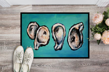 Load image into Gallery viewer, Four Oyster Shells on Board Doormat-24x36 Indoor / Outdoor Rug | Made in USA