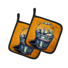 Load image into Gallery viewer, A Crab Bucket Pot Holders - Set of 2 Decorative Kitchen Helpers | Made in the USA