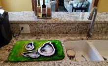 Load image into Gallery viewer, All Shucked Oysters Dish Drying Mat – Absorbent, Artistic Kitchen Essentials