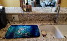 Load image into Gallery viewer, American Marlin Dish Drying Mat – Absorbent, Artistic Kitchen Essentials