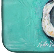 Load image into Gallery viewer, Aqua Pearl Oyster Dish Drying Mat – Absorbent, Artistic Kitchen Essentials