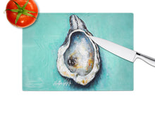 Load image into Gallery viewer, Aqua Pearl Oyster Glass Cutting Boards – Durable, Decorative Kitchen Art