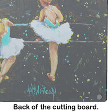 Load image into Gallery viewer, At Practice Ballet Glass Cutting Boards – Durable, Decorative Kitchen Art