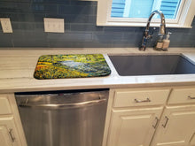 Load image into Gallery viewer, At The Grand Hotel Dish Drying Mat – Absorbent, Artistic Kitchen Essentials