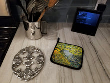 Load image into Gallery viewer, At The Grand Hotel Pot Holders - Set of 2 Decorative Kitchen Helpers | Made in the USA