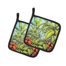Load image into Gallery viewer, Banana Cabana Pot Holders - Set of 2 Decorative Kitchen Helpers | Made in the USA