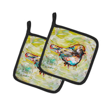 Load image into Gallery viewer, Be Winkin Pot Holders - Set of 2 Decorative Kitchen Helpers | Made in the USA