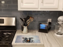 Load image into Gallery viewer, Bessie the Cow Glass Cutting Boards – Durable, Decorative Kitchen Art