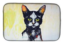 Load image into Gallery viewer, Big Kitty Cat Dish Drying Mat – Absorbent, Artistic Kitchen Essentials